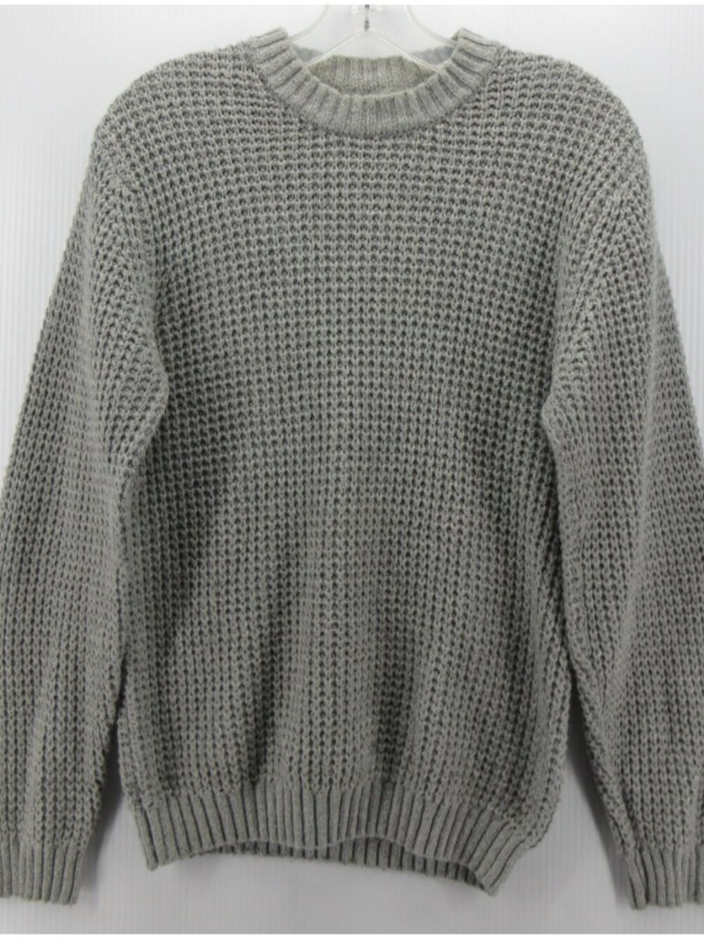 Line Of Trade Sweater Medium Pullover Waffle Knit Classic Crewneck *